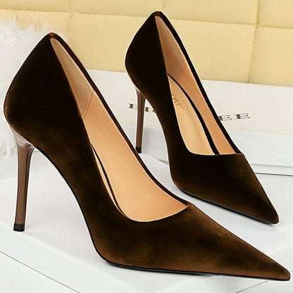 Funki Findz | Shoes | Women's Suede Fashion High Heel Stiletto