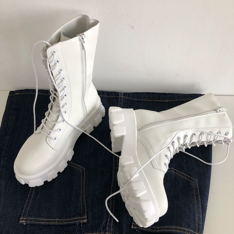 Funki Findz | Boots | Women's Lace-up Chunky Combat Boots