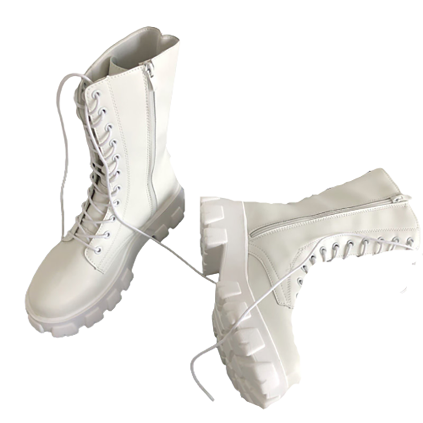 Funki Findz | Boots | Women's Lace-up Chunky Combat Boots