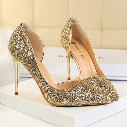 Funki Findz | Shoes | Women's Elegant Glitter Wedding Shoes