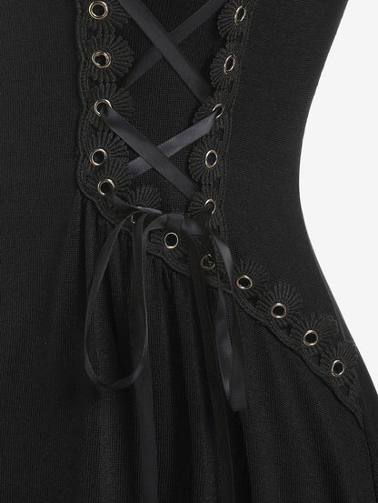 Funki Findz | Dresses | Women's Long Hooded Gothic Dress