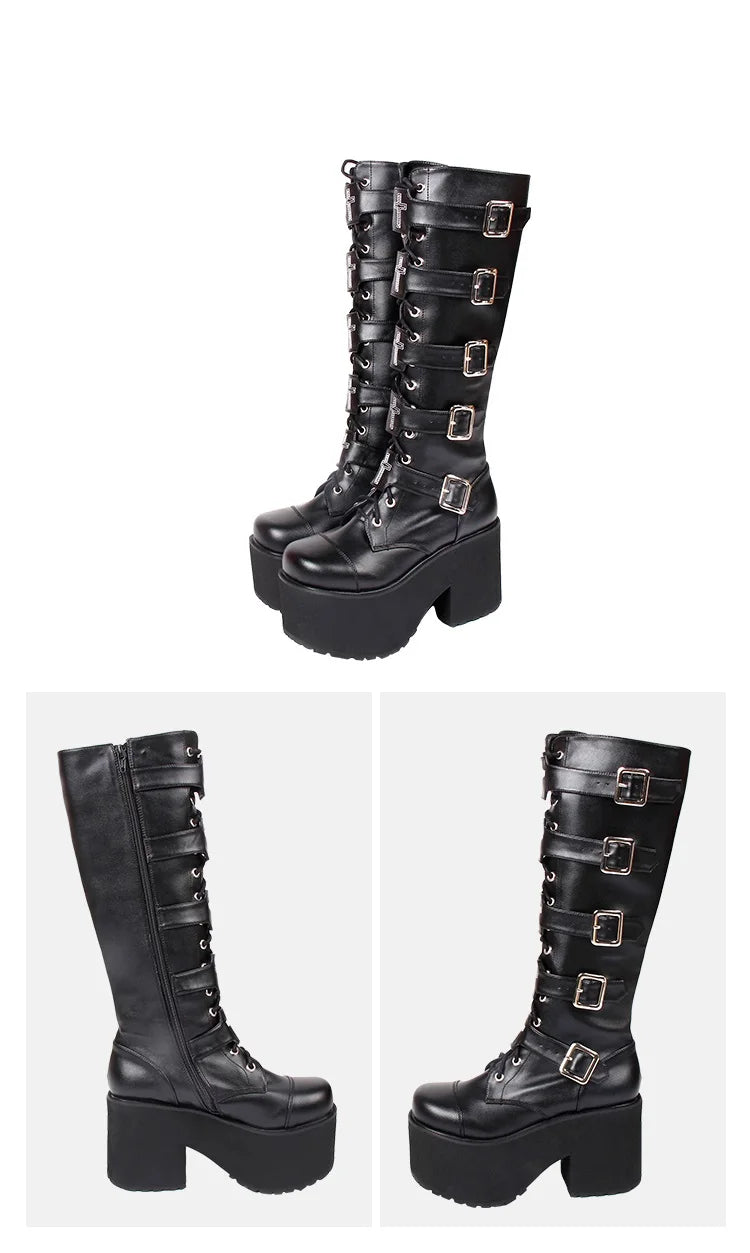 Funki Findz | Boots | Women's Gothic Harajuku Platform Boots