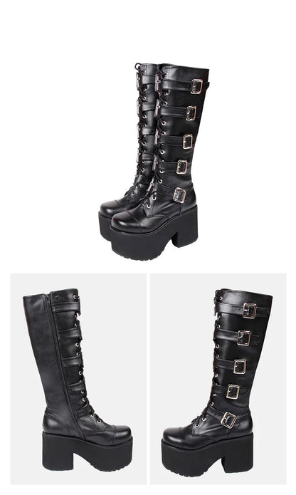 Funki Findz | Boots | Women's Gothic Harajuku Platform Boots