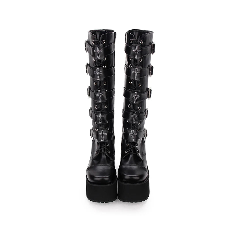 Funki Findz | Boots | Women's Gothic Harajuku Platform Boots