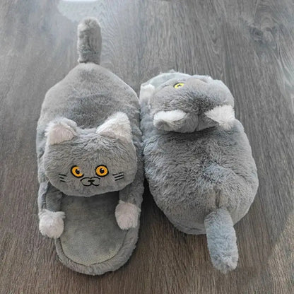 Funki Findz | Shoes | Women's Soft Cat Hug Slippers