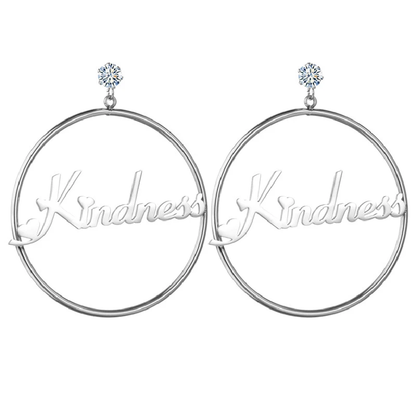 Funki Findz | Earrings | Custom Name Phrase Initial Drop Earring