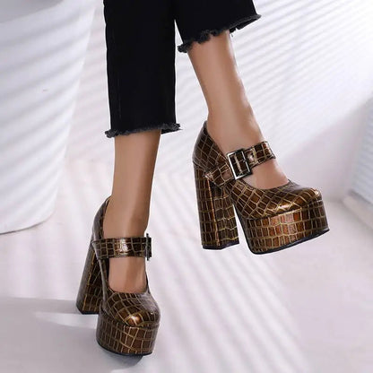 Funki Findz | Shoes | Women's Super-High Mary Jane Platforms