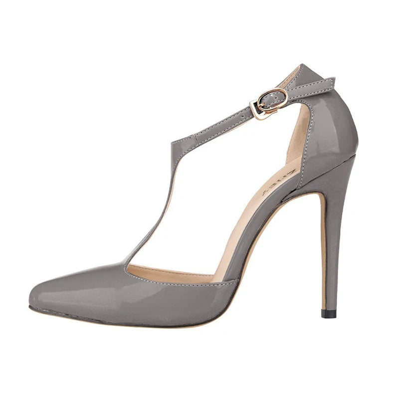 Funki Findz | Shoes | Women's Super High  Heel T-Strap Stilettos