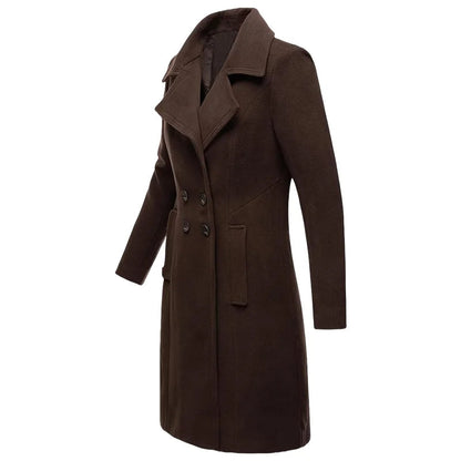 Funki Findz | Jackets | Women's Slim Fit Double Breast Overcoat