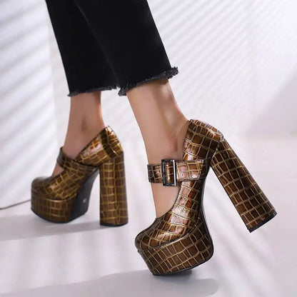 Funki Findz | Shoes | Women's Super-High Mary Jane Platforms