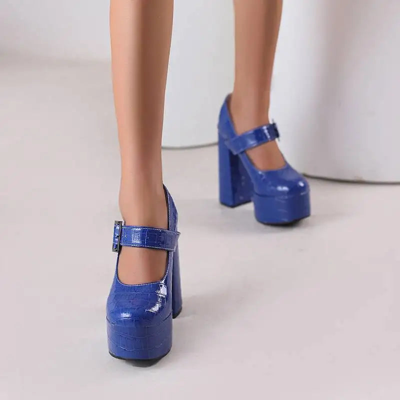 Funki Findz | Shoes | Women's Super-High Mary Jane Platforms