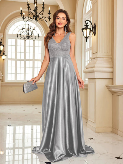 Funki Findz | Dresses | Women's Elegant Satin Sequin Dresses