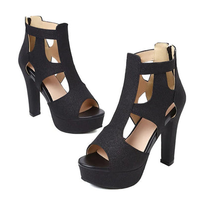Funki Findz | Shoes | Women's Shimmery High Platform Sandals