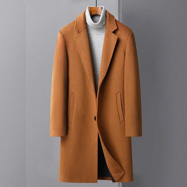 Funki Findz | Jackets | Men's Luxury Wool Blend Trench Coats