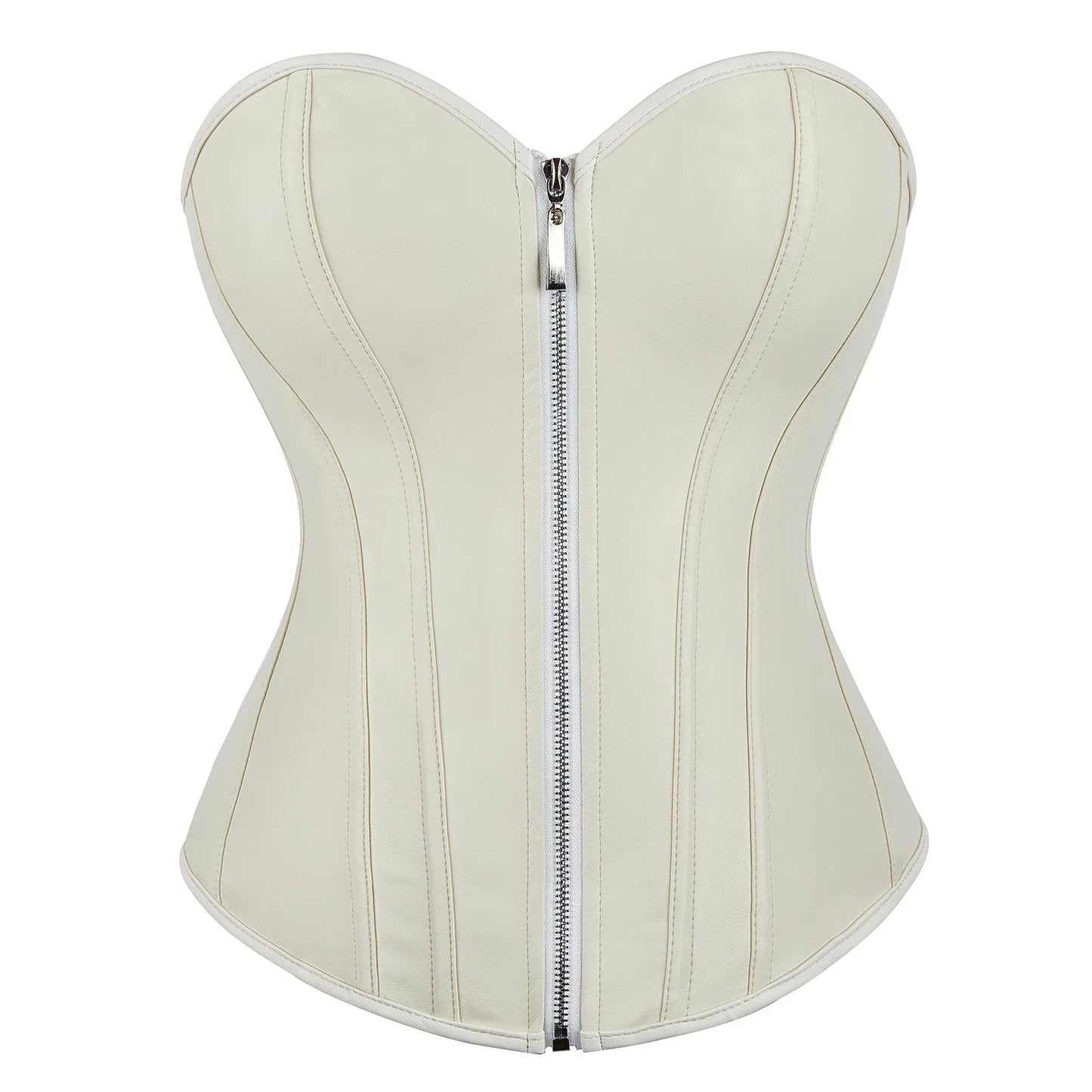 Funki Findz | Lingerie | Women's Faux Leather Zip Up Corset