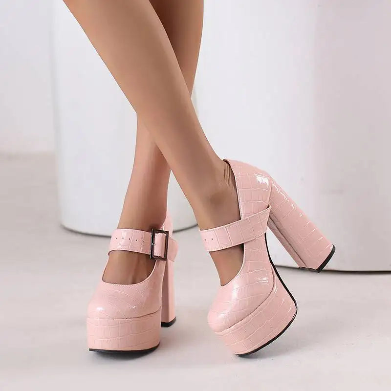 Funki Findz | Shoes | Women's Super-High Mary Jane Platforms