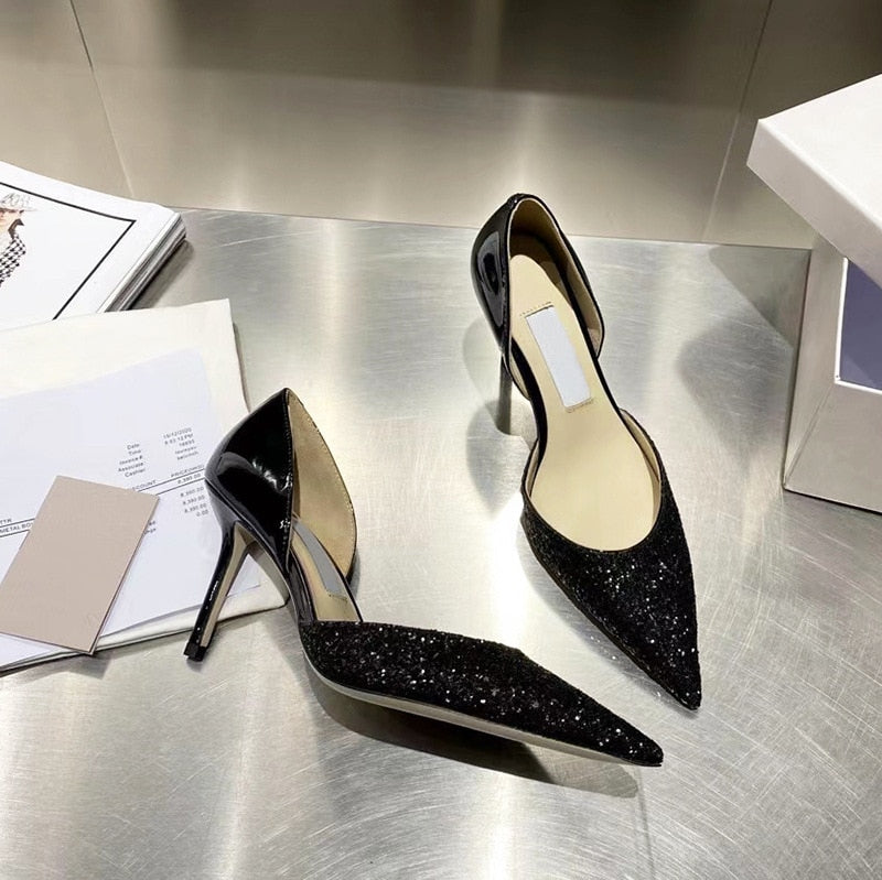 Funki Findz | Shoes | Women's Leather Sequin Glitter Bridal Shoe