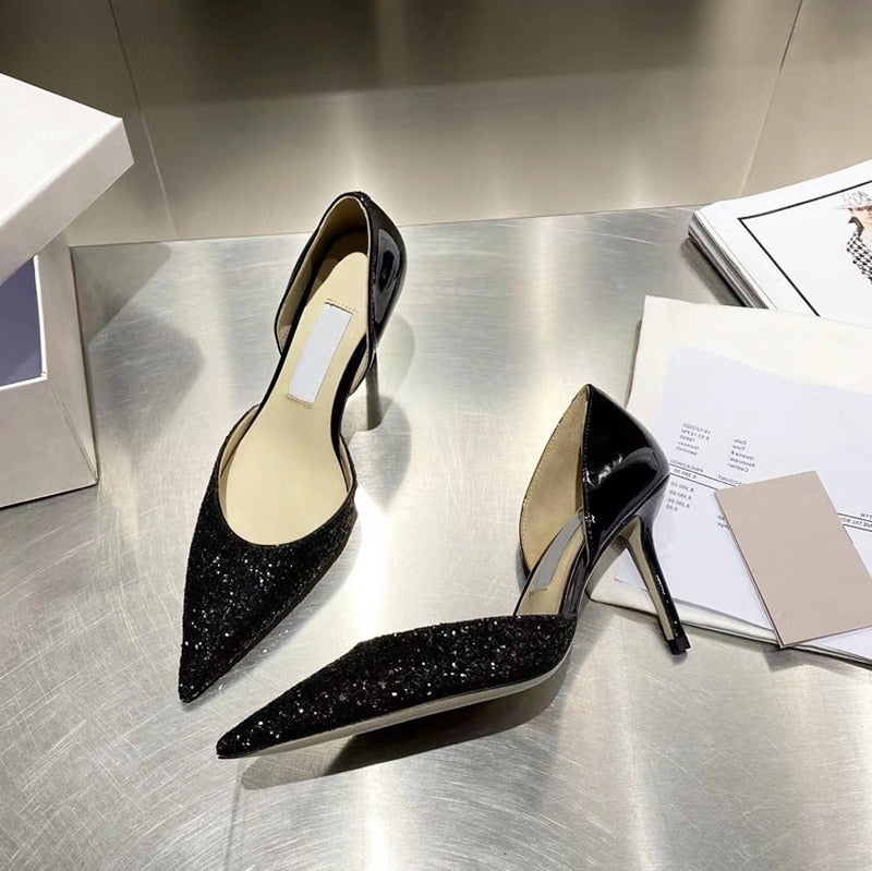 Funki Findz | Shoes | Women's Leather Sequin Glitter Bridal Shoe