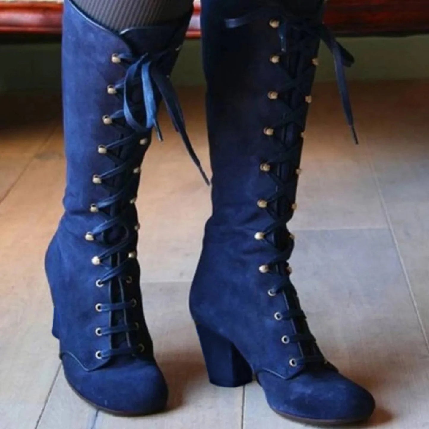 Funki Findz | Boots | Women's Steampunk Lace Up Granny Boots