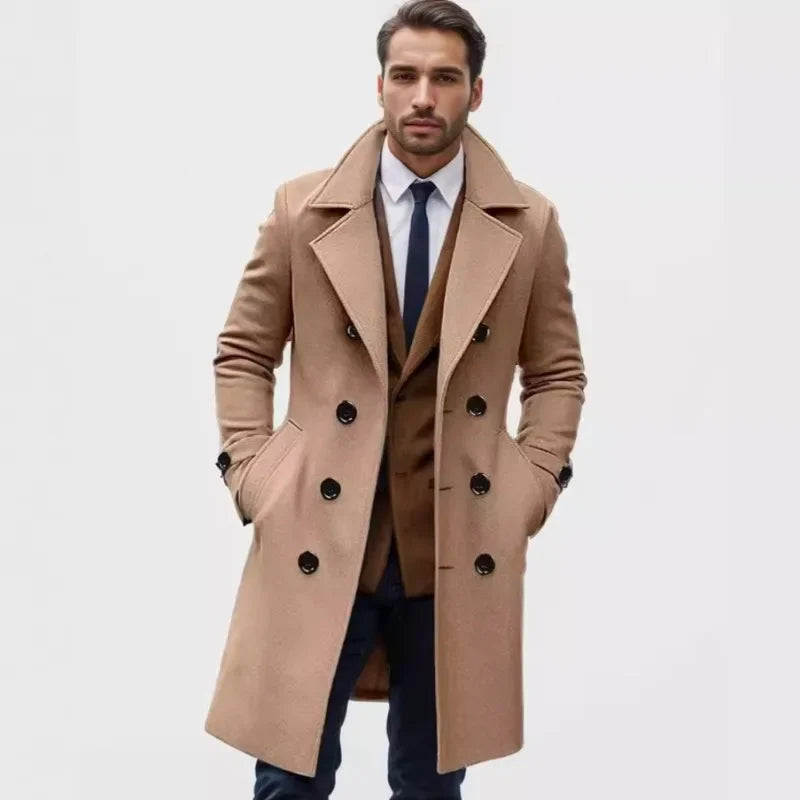 Funki Findz | Jackets | Men's Large Button Business Overcoat