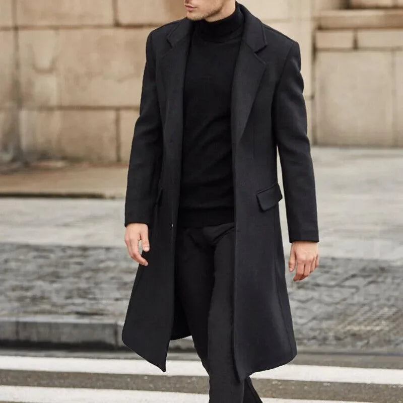 Funki Findz | Jackets | Men's Winter Woolen Topcoat Overcoat