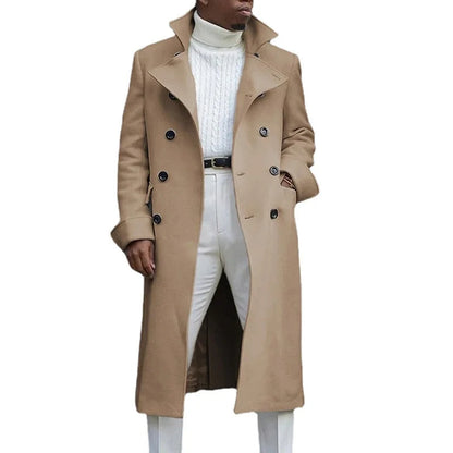 Funki Findz | Jackets | Men's Smart Double Breasted Dress Coat