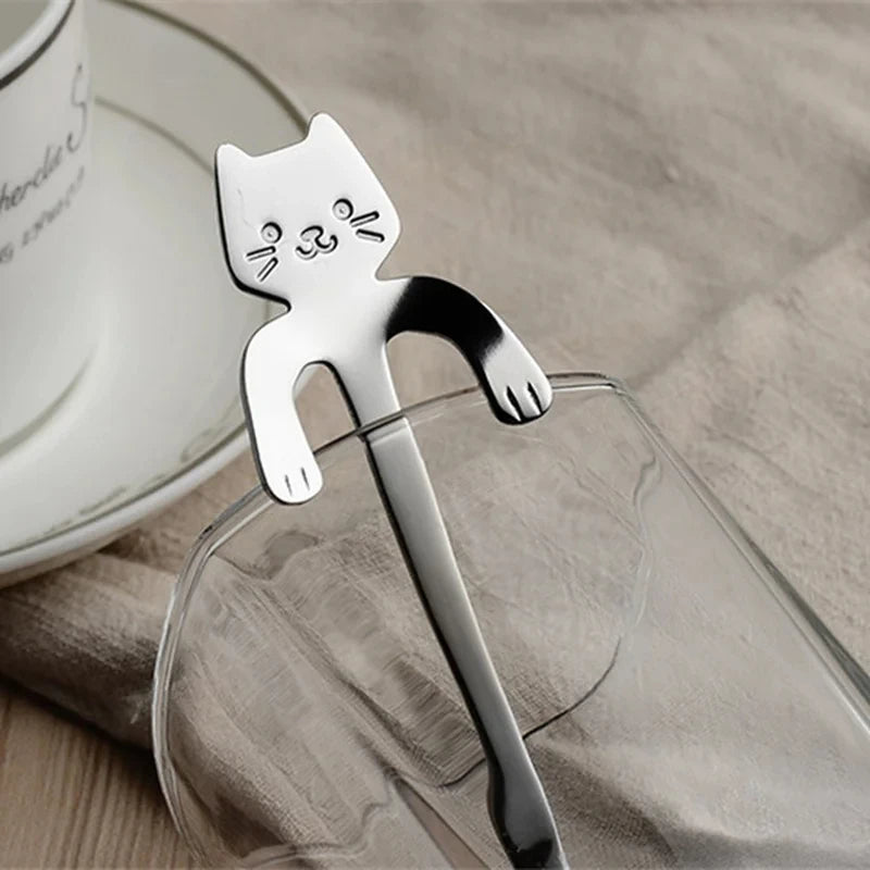 Funki Findz | Spoons | Cat Coffee Spoons | 1 Pcs and 4 Pcs Sets