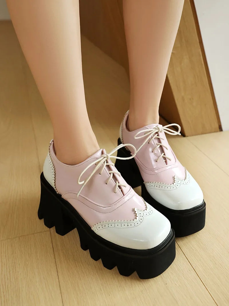 Funki Findz | Shoes | Women's British Walker Chunky Platforms