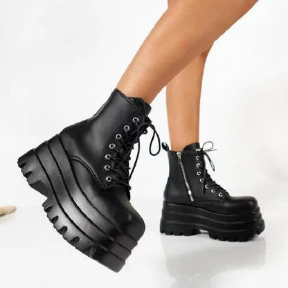 Funki Findz | Boots | Women's Gothic Punk Retro Biker Boots