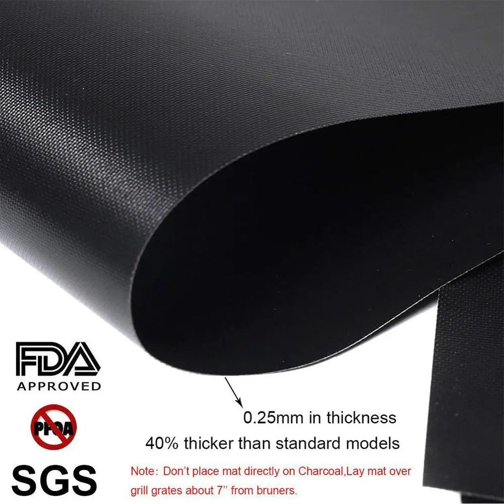 Funki Findz | Grill Mats | 4 Pcs Large Non Stick Oven Grill Mats