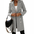 Funki Findz | Jackets | Women's Suit Collar Double Breast Coats