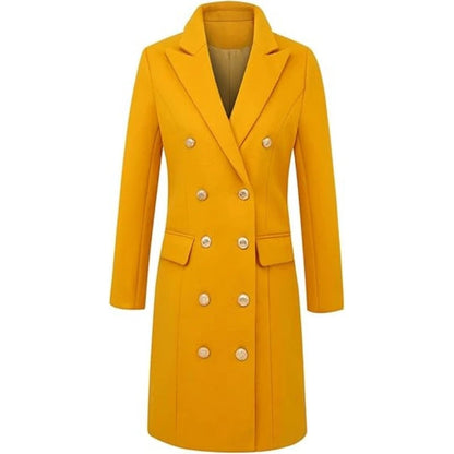 Funki Findz | Jackets | Women's Military Style Buttoned Overcoat