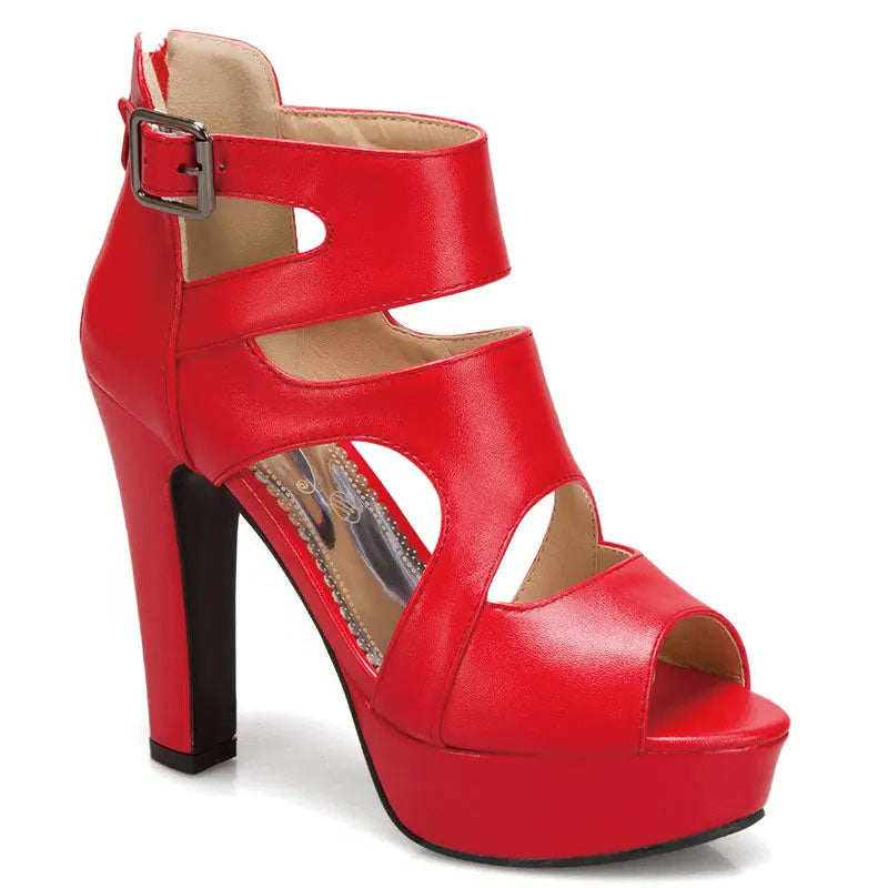 Funki Findz | Shoes | Women's Block Heeled Platform Sandals