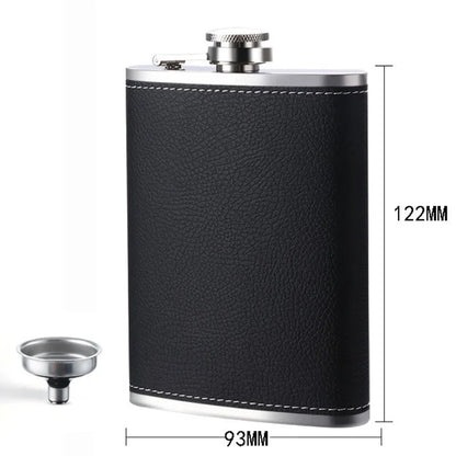Funki Findz | Hip Flasks | Hip Flask Cups Canister Set 8oz 7 Pcs