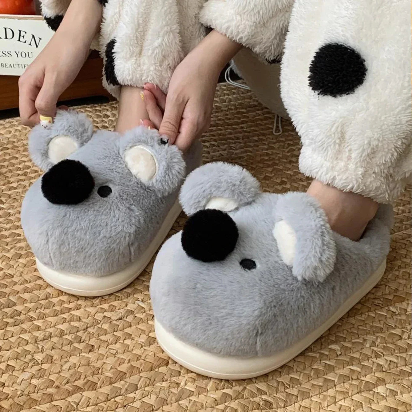 Funki Findz | Shoes | Women's Cute Koala Bear Cozy Slippers