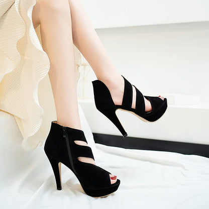 Funki Findz | Shoes | Women's Platform Peep Toe Roman Sandal