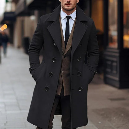 Funki Findz | Jackets | Men's Large Button Business Overcoat