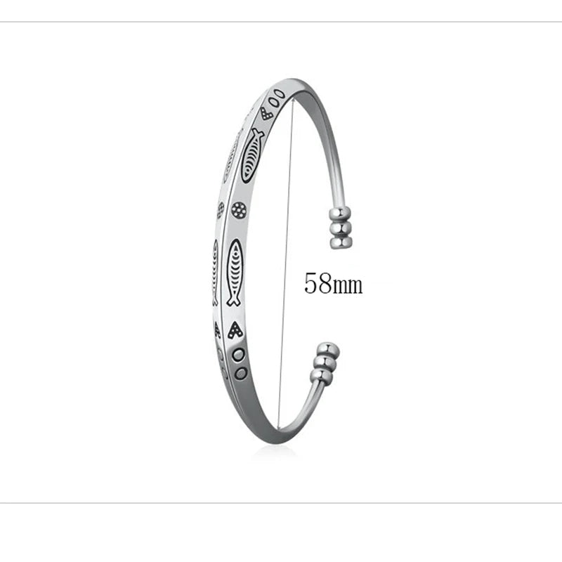 Funki Findz | Bracelets | Men's Women's Fish Symbol Bangle