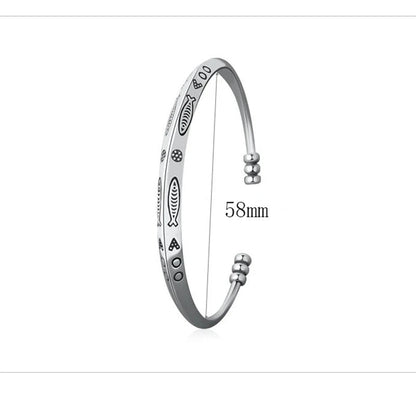 Funki Findz | Bracelets | Men's Women's Fish Symbol Bangle