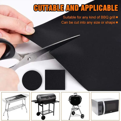 Funki Findz | Grill Mats | 4 Pcs Large Non Stick Oven Grill Mats