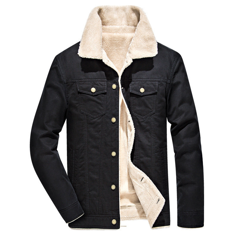 Funki Findz | Jackets | Men's Washed Thick Fleecy Winter Jacket