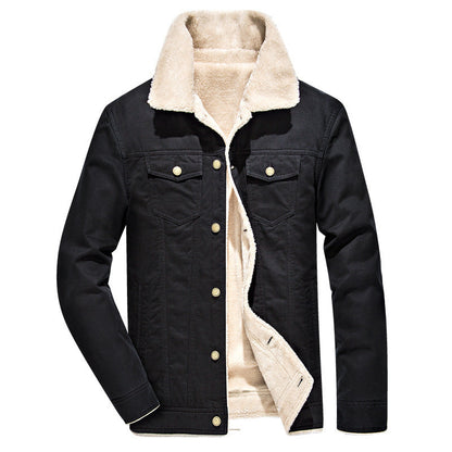 Funki Findz | Jackets | Men's Washed Thick Fleecy Winter Jacket