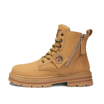 Funki Findz | Boots | Men's High Top Boots Leather Work Boots