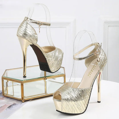 Funki Findz | Shoes | Women's Super High Bling Party Platforms