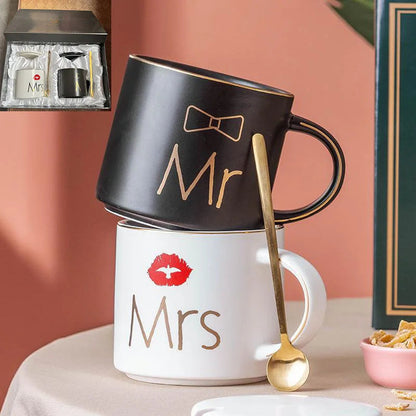 Funki Findz | Mugs | Mr and Mrs Coffee Mugs Bridal Gift-Set