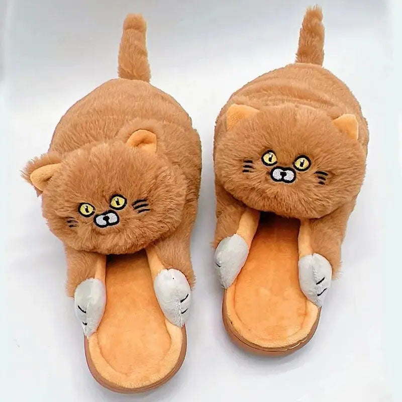 Funki Findz | Shoes | Women's Soft Cat Hug Slippers