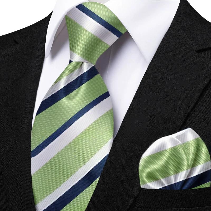 Funki Findz | Neckties | Men's Classic Striped Jacquard Tie Set