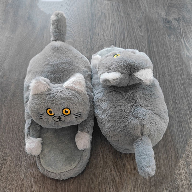 Funki Findz | Shoes | Women's Soft Cat Hug Slippers