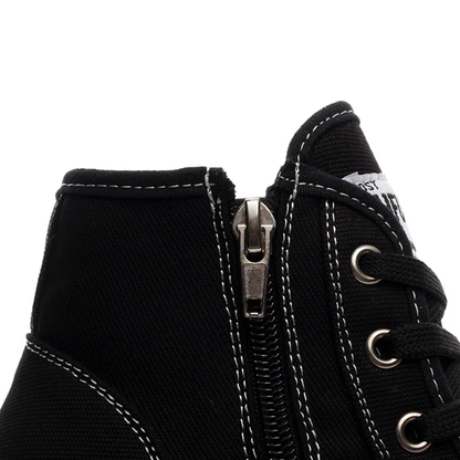 Funki Findz | Boots | Women's Canvas Elevator Platform Sneaker