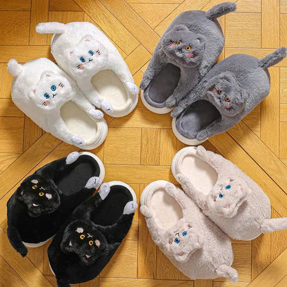 Funki Findz | Shoes | Women's Soft Cat Hug Slippers